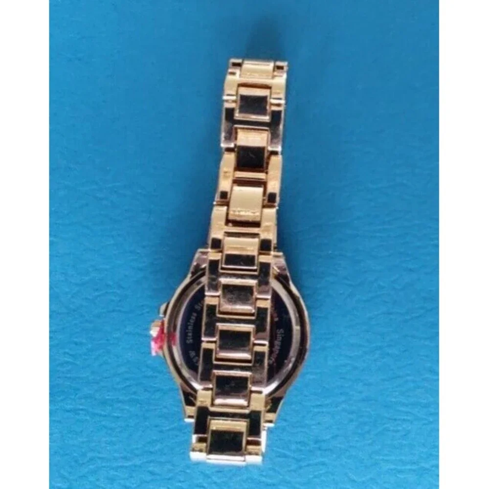 New without box Women's Beverly Hills Polo Club Gold Tone Watch with Crystals